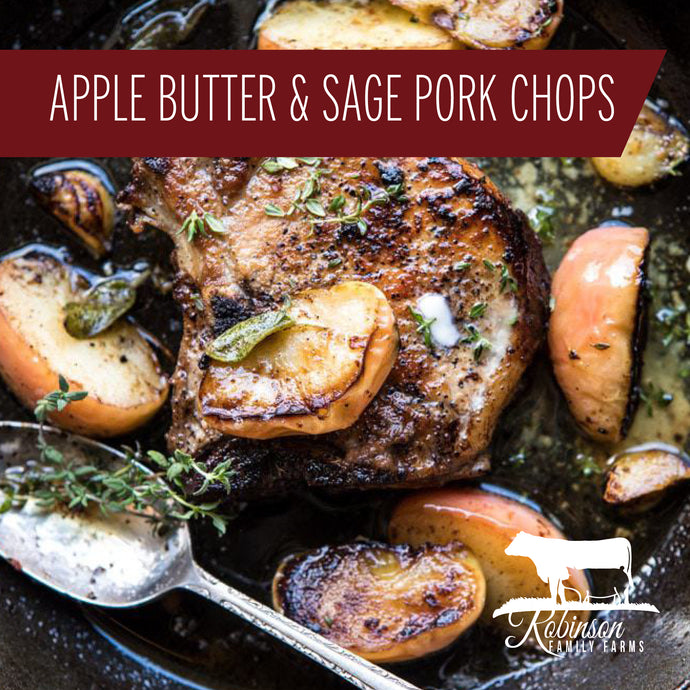 Apple Butter and Sage Pork Chops