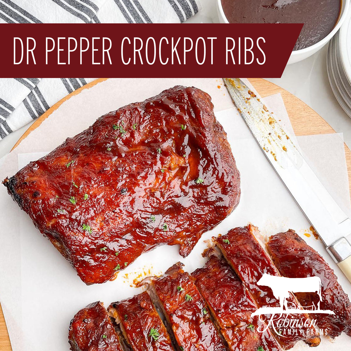 Dr. Pepper Crock Pot Ribs Robinson Family Farms