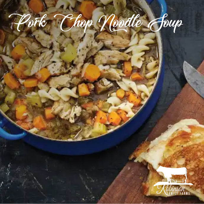 Pork Chop Noodle Soup