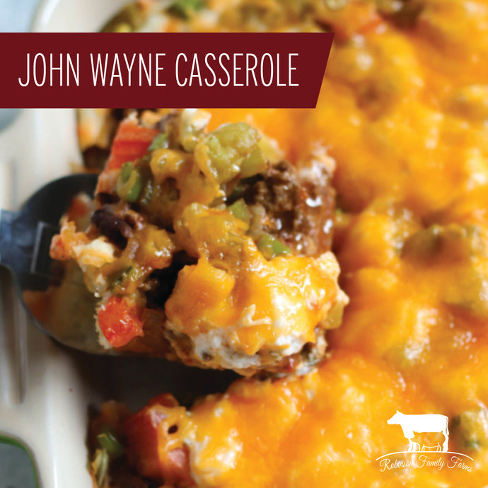 Pork Burger Recipe - John Wayne Casserole
